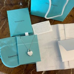 Tiffany & Co Heart Lock Necklace